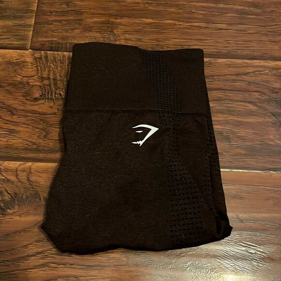 Gymshark Brown Athletic Leggings Modern Athleisure Gym Workout Lounge Casual - Picture 1 of 9